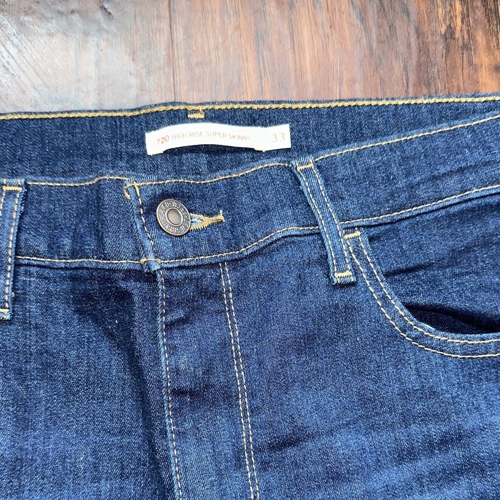 Women's 720 high rise super skinny jeans size 33 - Picture 4 of 13